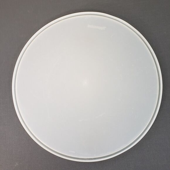 Vintage Tupperware Replacement Lid Sheer Clear Round 2197B-2   9.25" - Picture 2 of 5